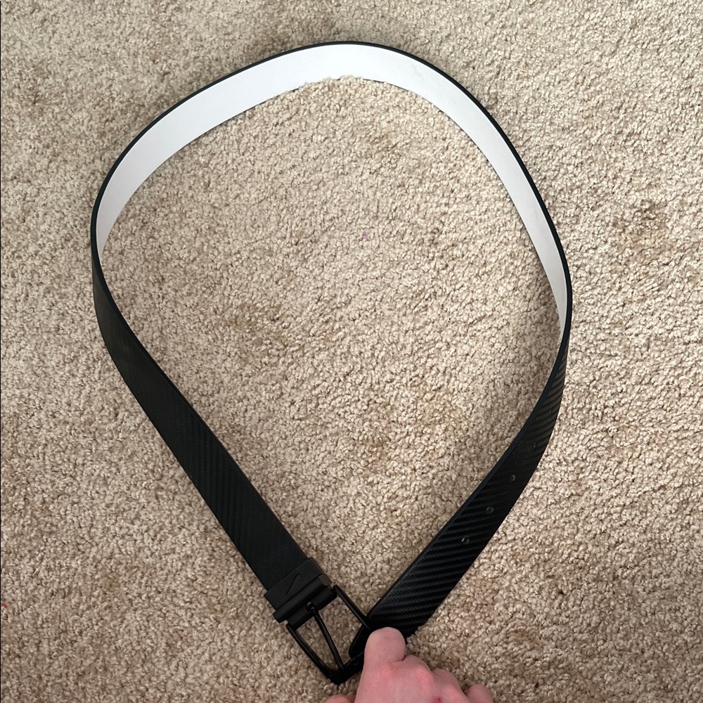 Nike Black and Men's Belt